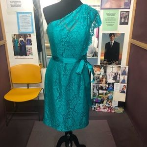 Teal party dress 👗